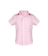 Camisa lino olan M/C Rosada