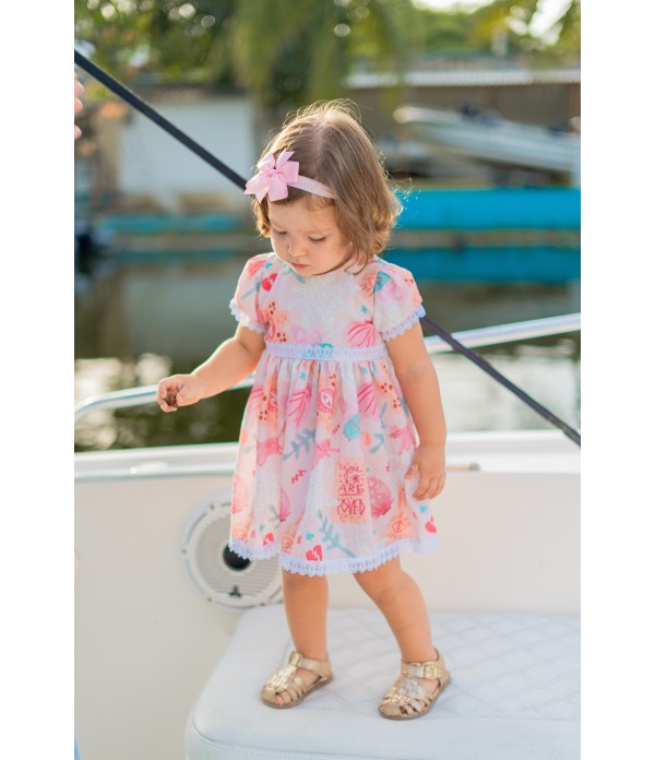 Vestido bebe encanto de verano